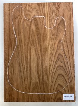 Body Swamp Ash, 3-pcs., Choco thermo-treated, Unique Piece #156